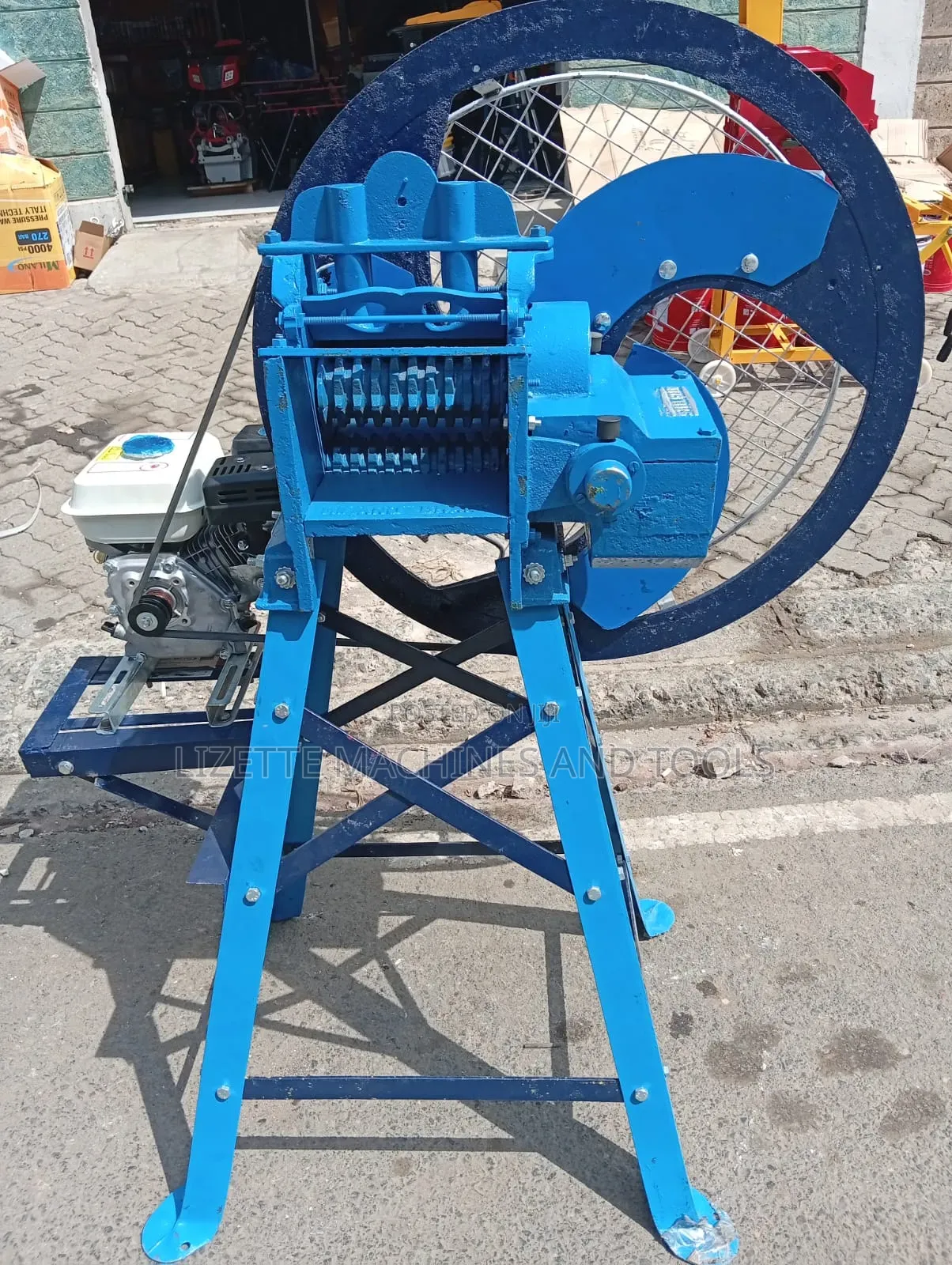 Milano 3 Blade Chaff Cutter With Engine