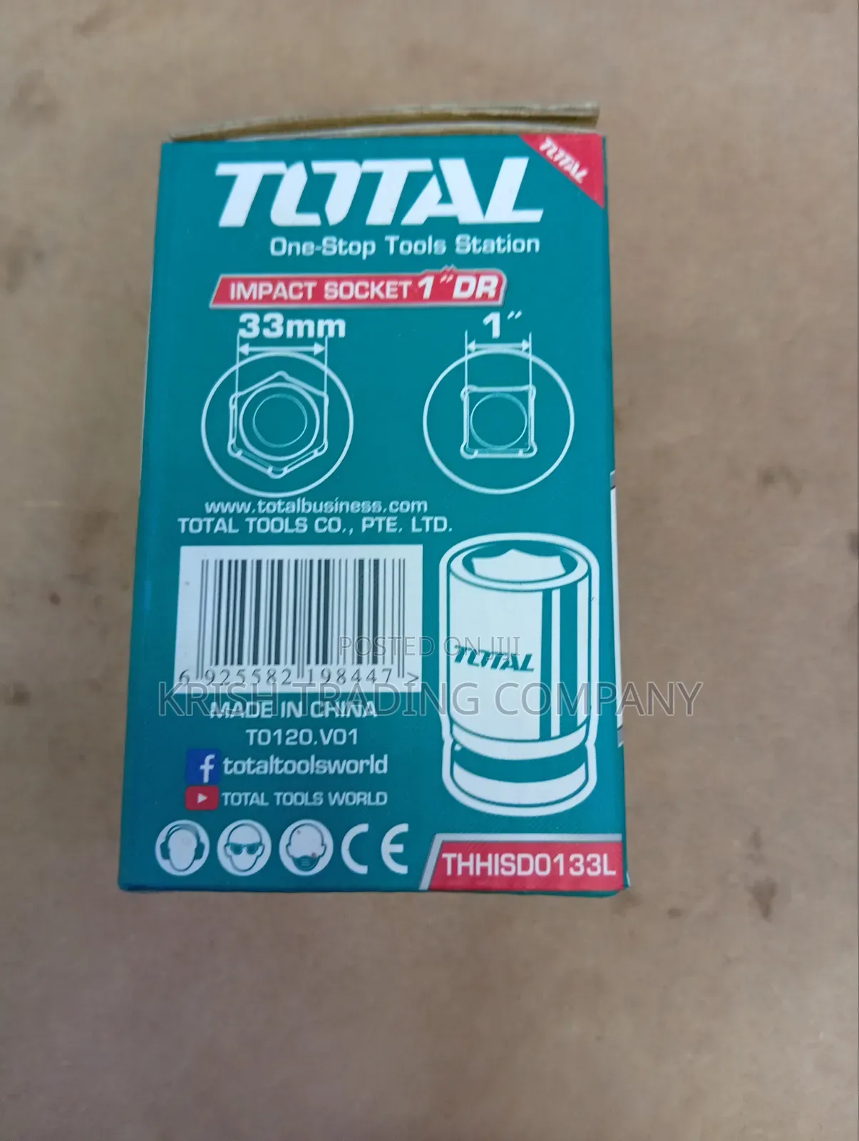 Total 1" Dr. Impact Socket