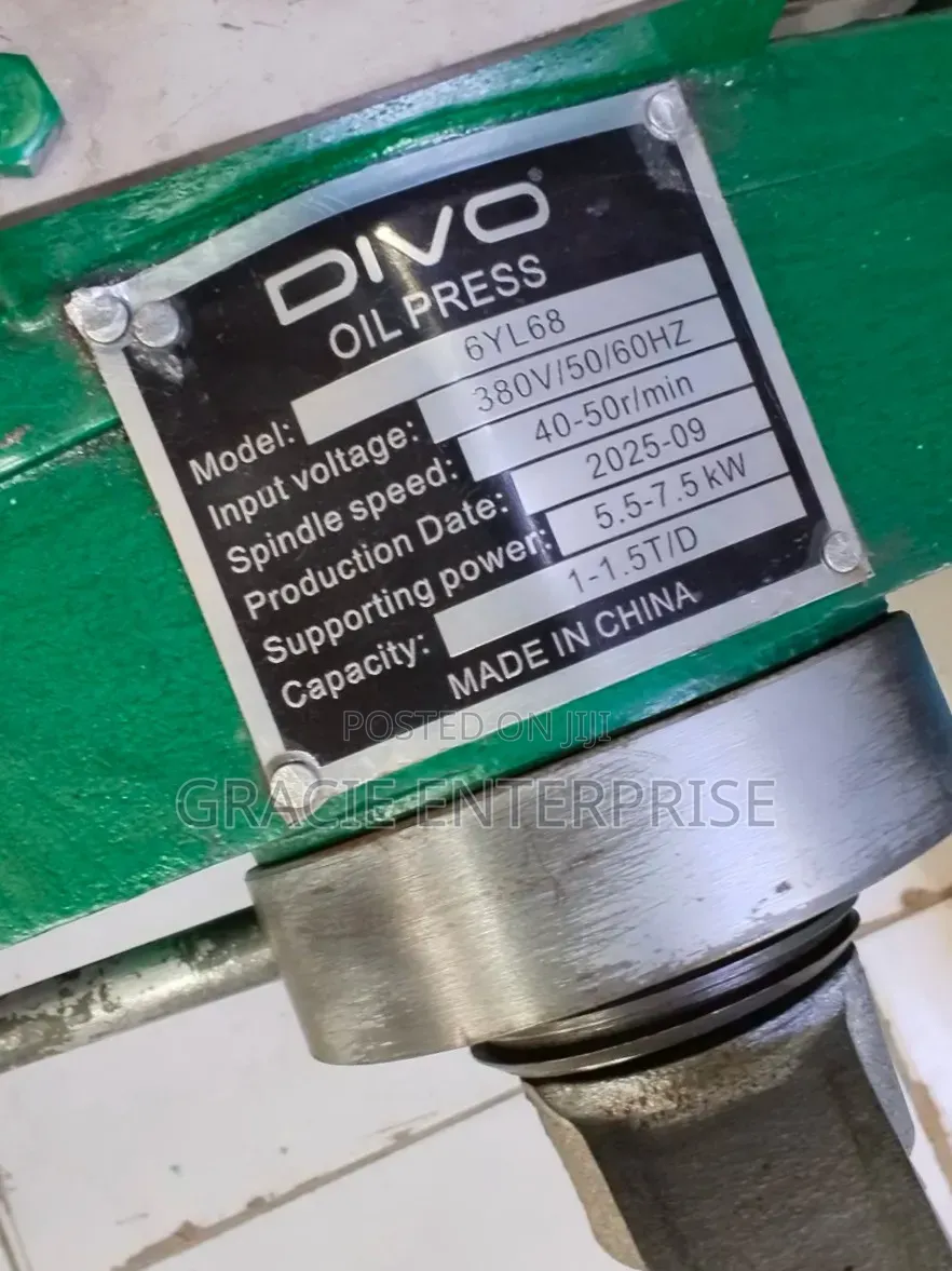 Divo Oil Press/ Oil Extractor Press Machine