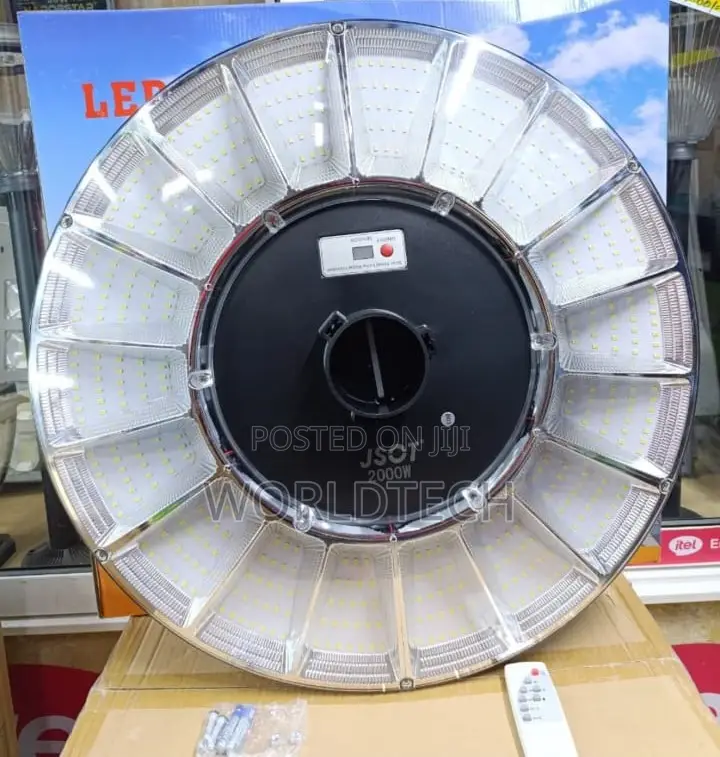 Jsot 2000w Ufo Solar Round Street Light Remote Controlled