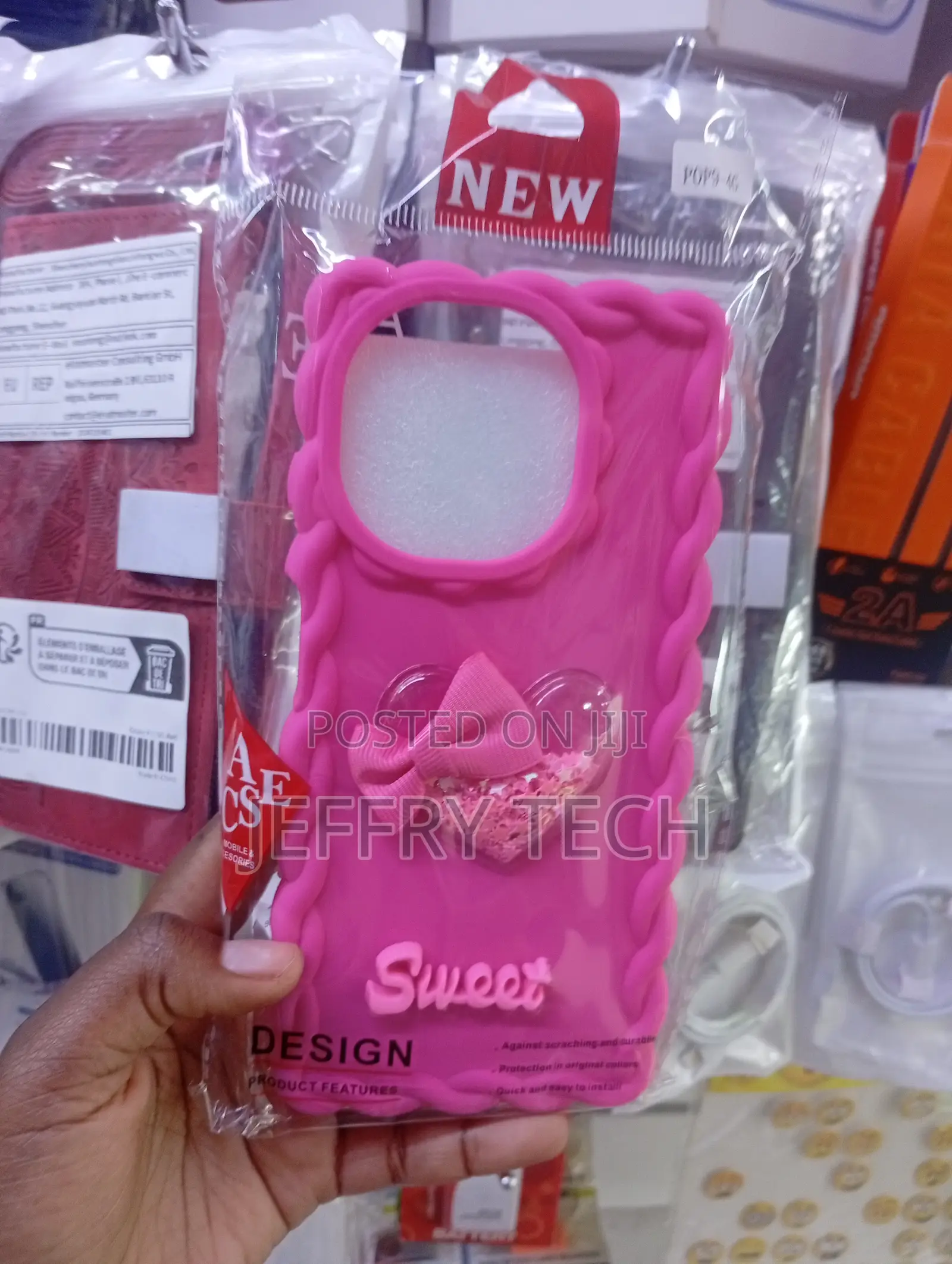 Tecno Pop 8 "Sweet Bow Knot" Design Case