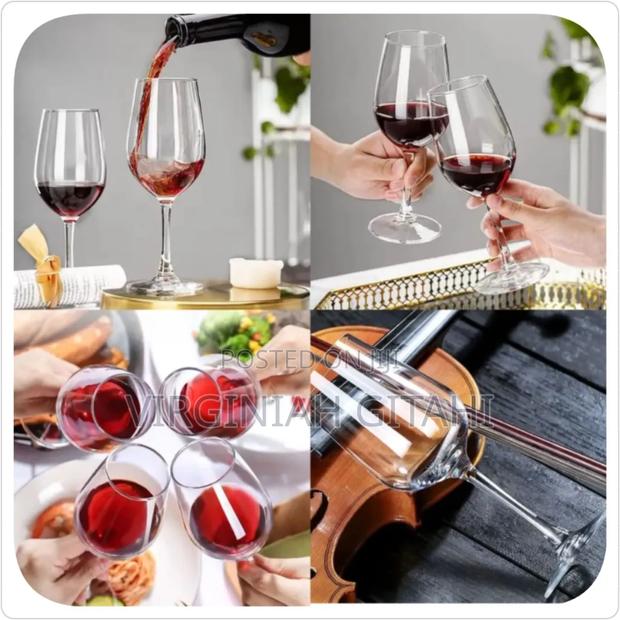 6pcs Long Wine Glass