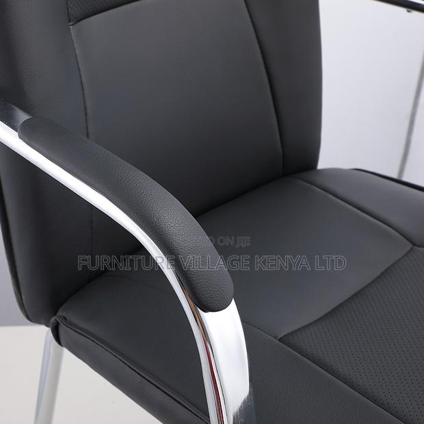 Leather Waiting Room Chair - thumbnail 2