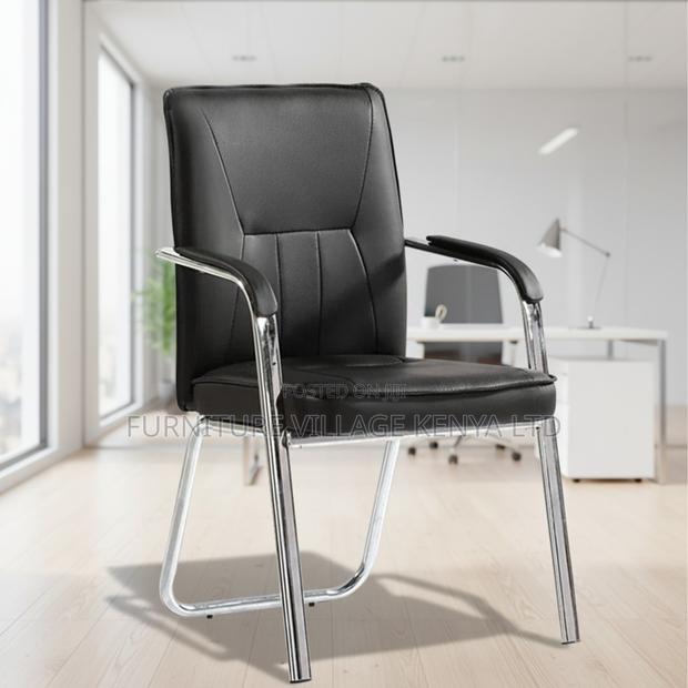 Leather Waiting Room Chair - thumbnail 8