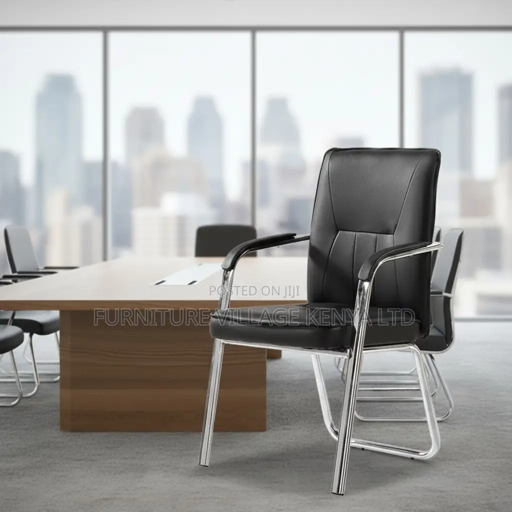 Leather Waiting Room Chair