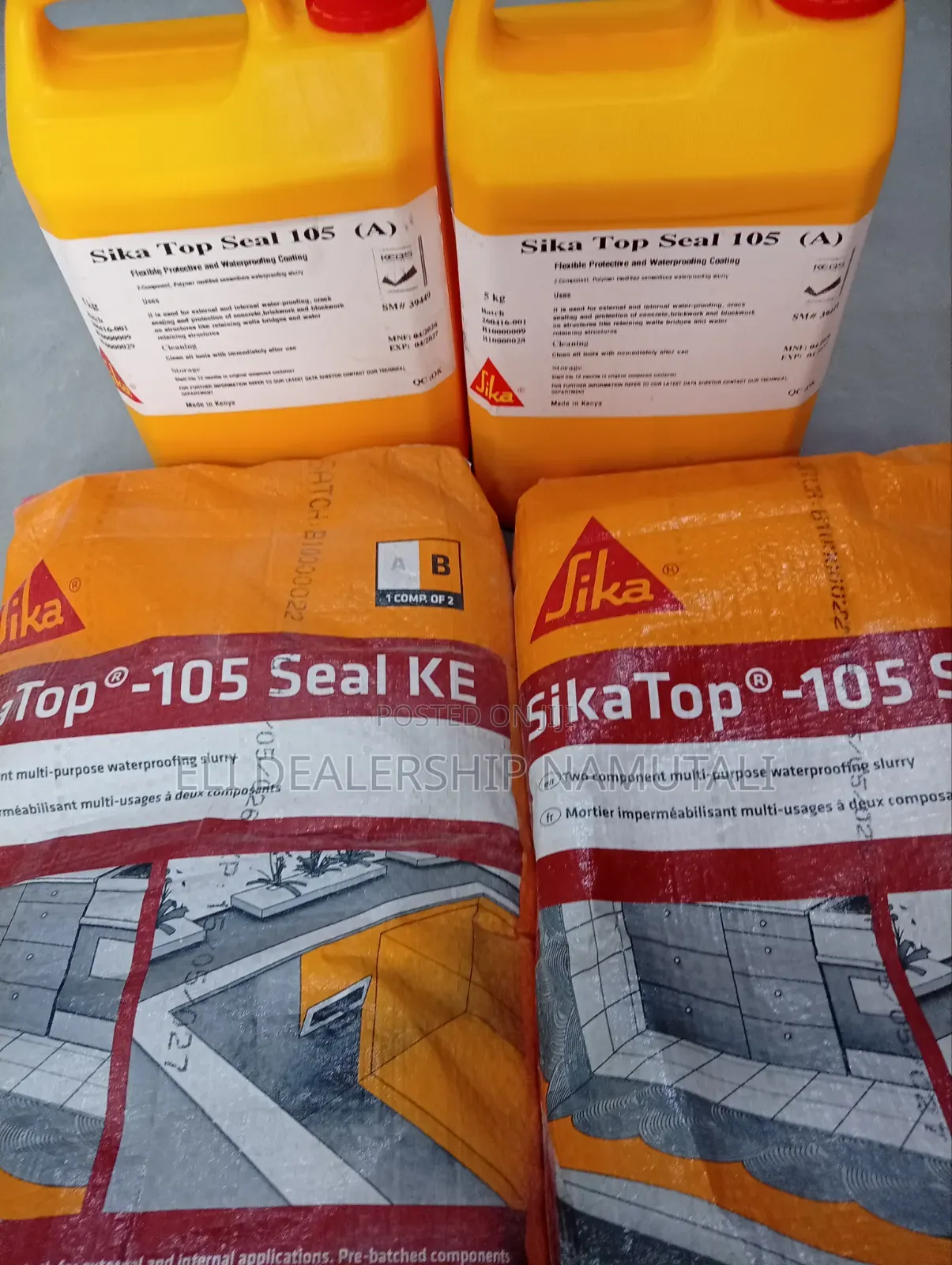 Sikatop 105 Seal Ke 20kg – Trusted Waterproofing Technology