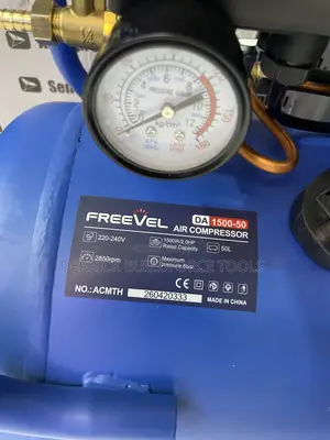 Freevel Portable 50l 1500w/2hp Electric Powered Compressor