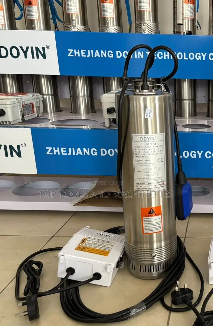 Doyin Scm3 550 Watts (0.75hp) 38mtrs Ac Well Submersible Pump