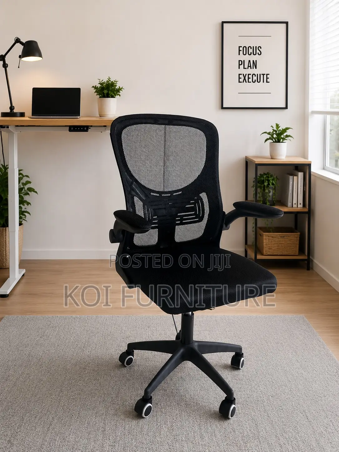 Office Chairs; Ergonomic Supportive Office Fabric Chairs