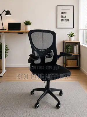 Office Chairs; Ergonomic Supportive Office Fabric Chairs