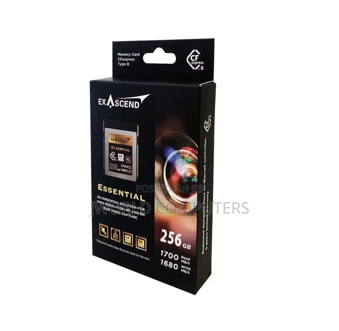 Exascend Essential 256gb Cf Express Type B 1800mb/S