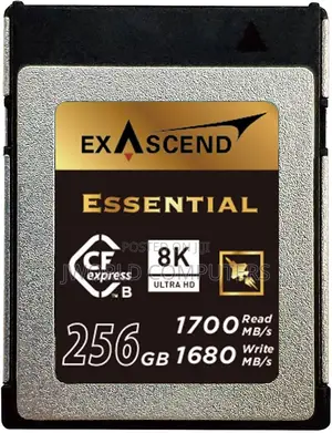 Exascend Essential 256gb Cf Express Type B 1800mb/S