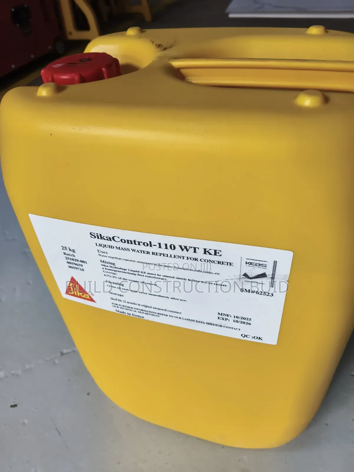 Sika Hydofuge / Sika Control - 110wt