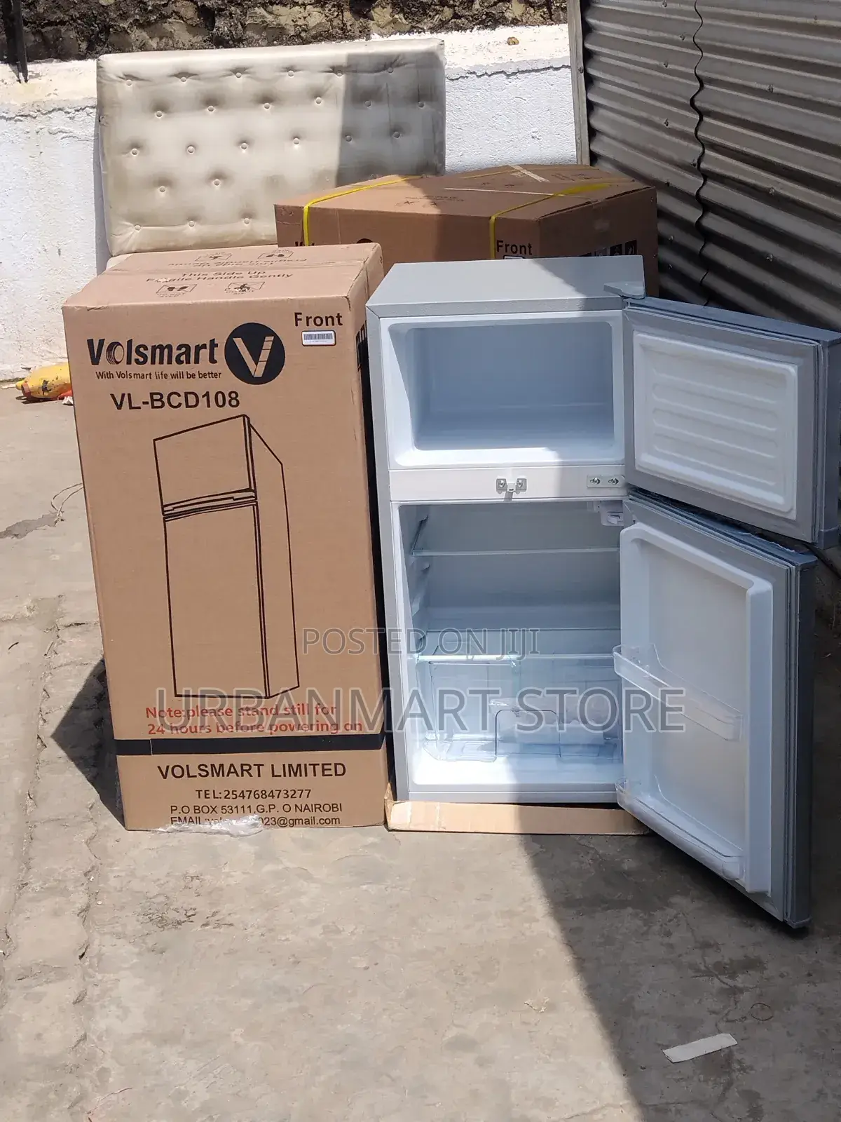 Volsmart 108 Litres Double Door Refrigerator Energy Saving Fridge