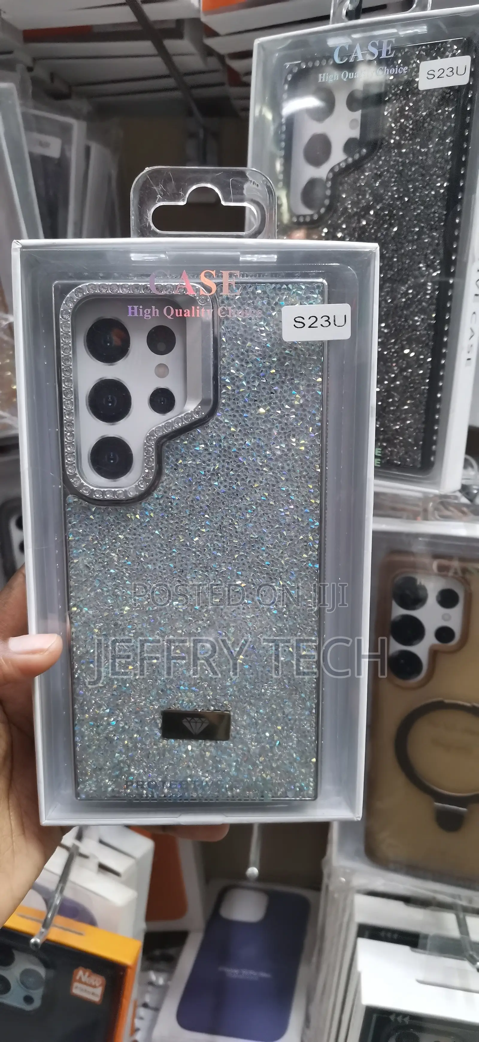 Samsung Galaxy S23 Ultra All-Over Crystal Finish Case