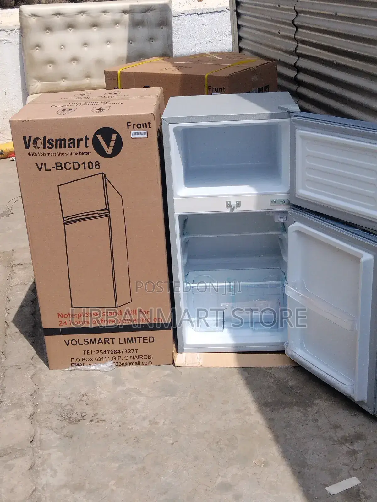 Volsmart 108 Litres Double Door Refrigerator
