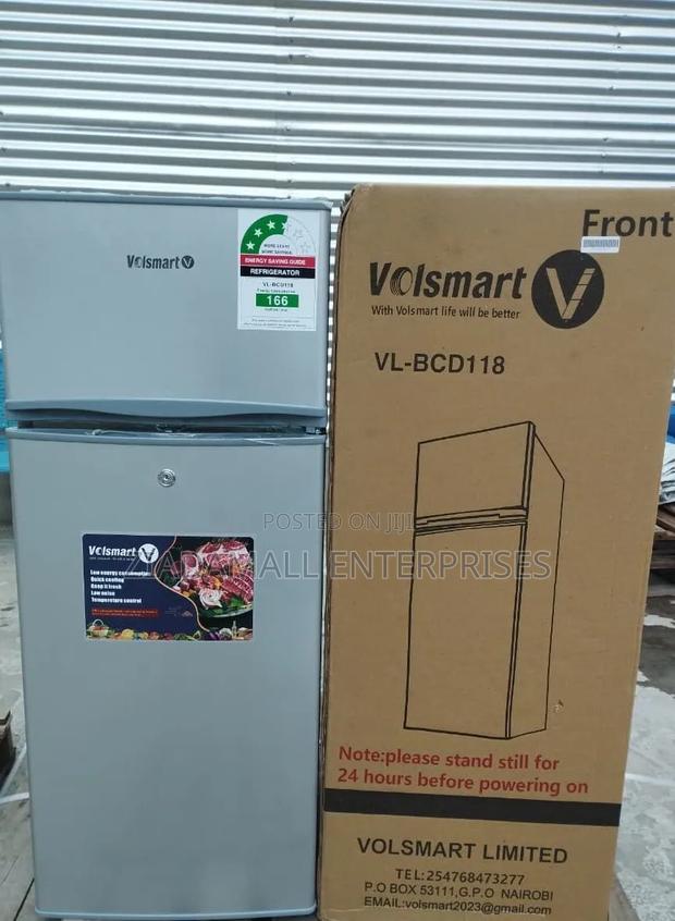 Volsmart 118 Litres Double Door Refrigerator ,Energy-Efficient Perform