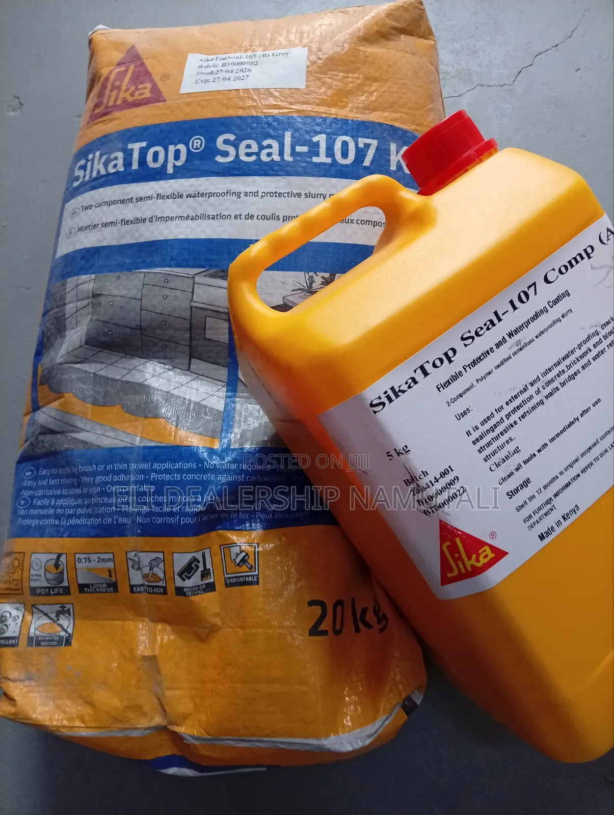 Sikatop 107 Ke Waterproofing Mortar for Concrete Masonry Surfaces