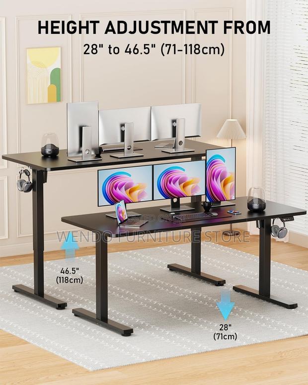 Office Table; Electric Height Adjustable Home Table - thumbnail 10