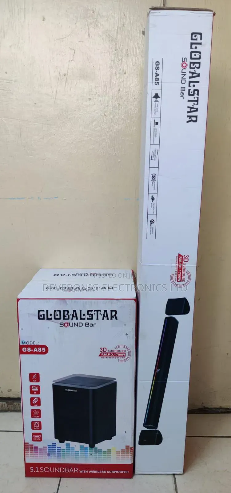 *Globalstar Soundbar Gs A85