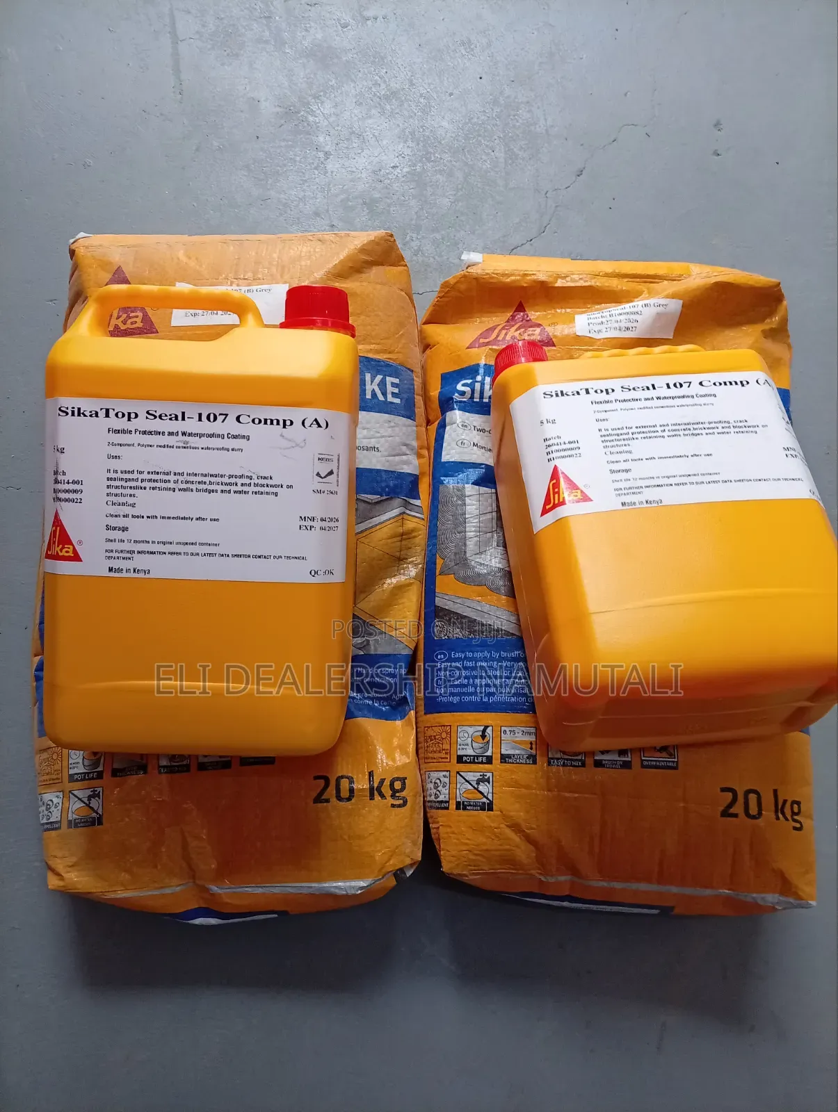 Sikatop Seal-107 Ke Waterproofing Solution – Durable for Water Leakage