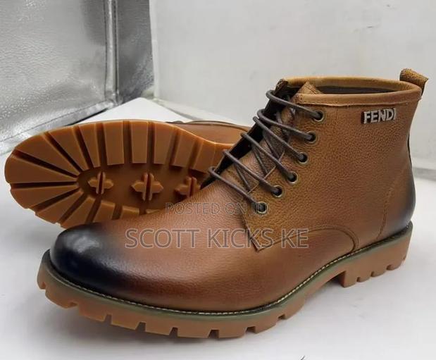 Fendi Leather Official Boots - thumbnail 3