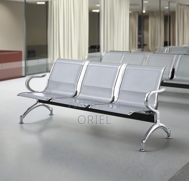 Office Bench : Heavy Duty 3-Link Steel Waiting Bench - thumbnail 19