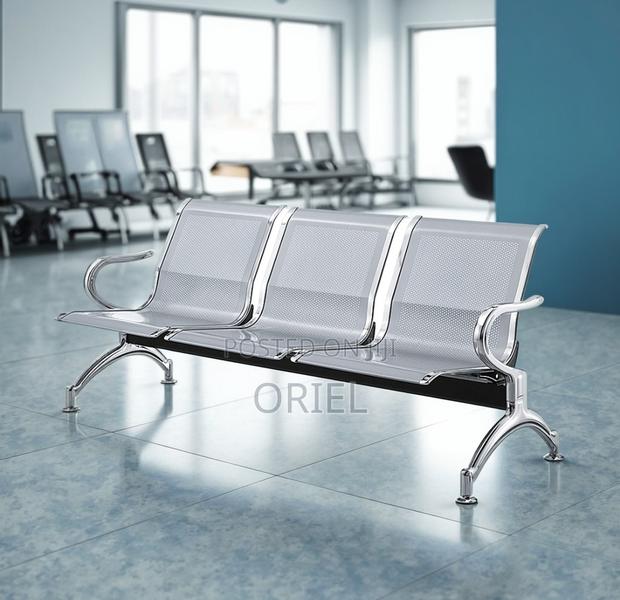 Office Bench : Heavy Duty 3-Link Steel Waiting Bench - thumbnail 20