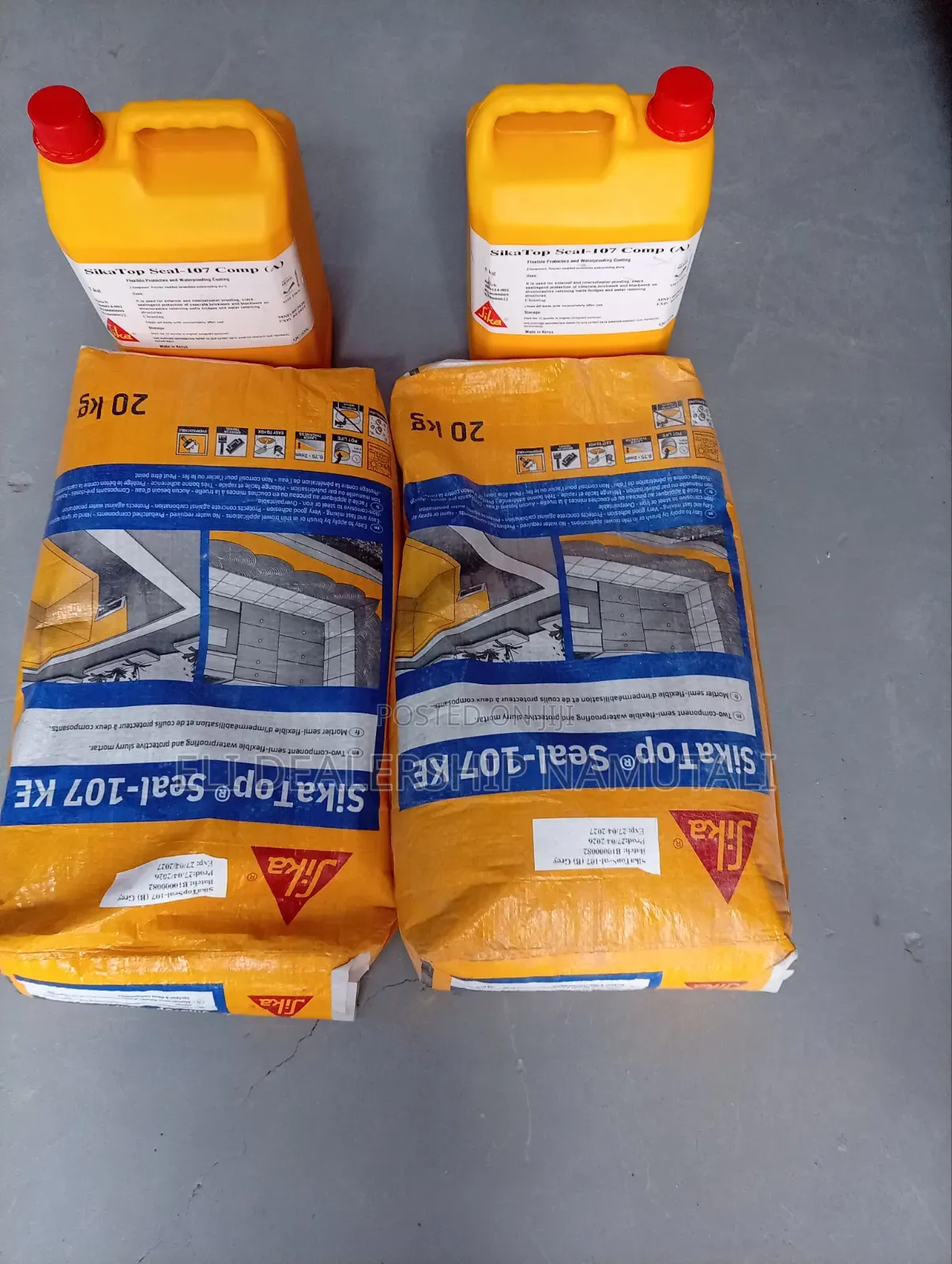 Sika Waterproofing Mortar 25kg – Ideal for Pools, Basements Bathrooms