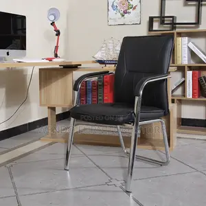 Office Chairs; Leather Armed Visitors Office Chairs