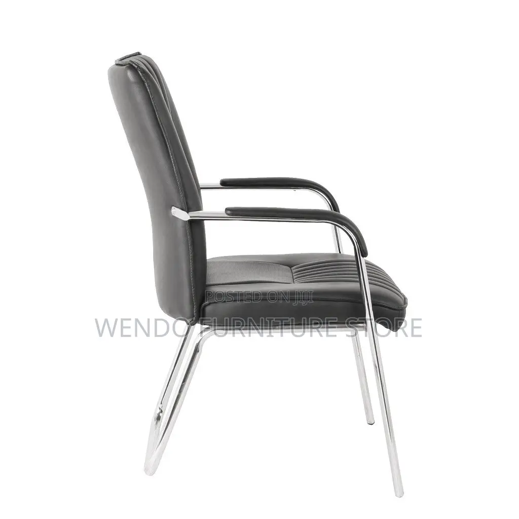 Office Chairs; Leather Armed Visitors Office Chairs