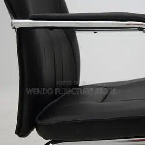 Office Chairs; Leather Armed Visitors Office Chairs