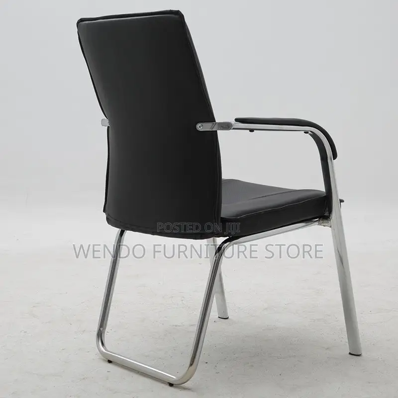 Office Chairs; Leather Armed Visitors Office Chairs