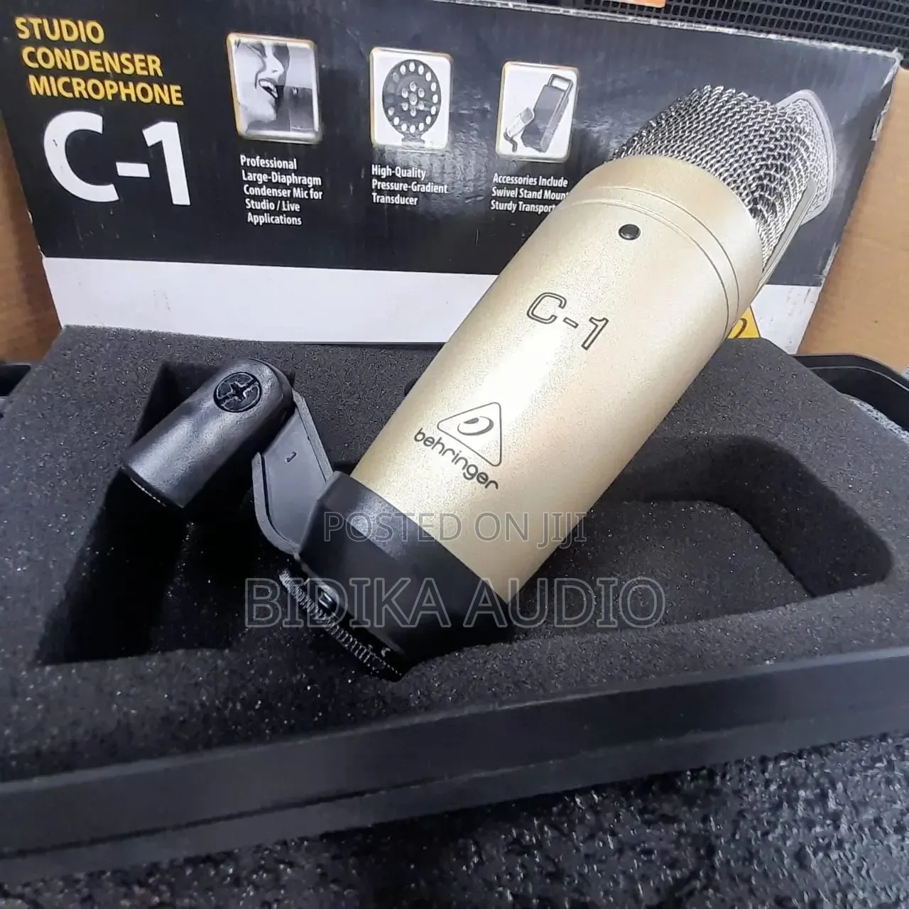 Behringer C-1 Professional Large-Diaphragm Studio Condenser Microphone