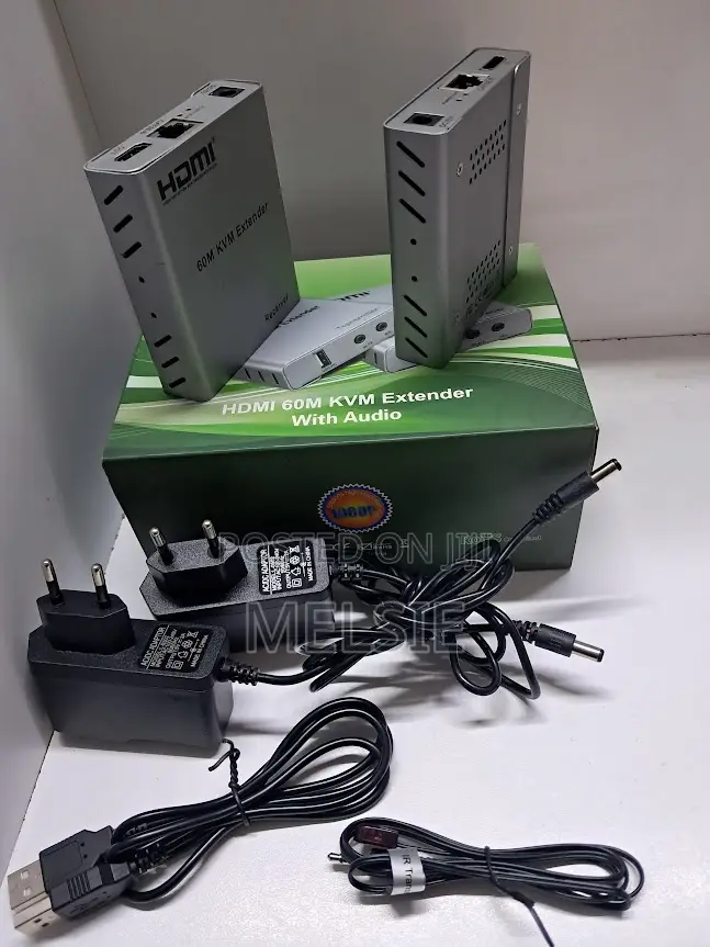 Hdmi Over Cat6 KVM Extender 60m With Audio Output
