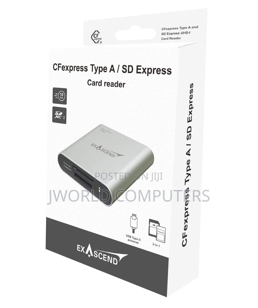 Exascend 10gb/S Cf Express Type a Reader