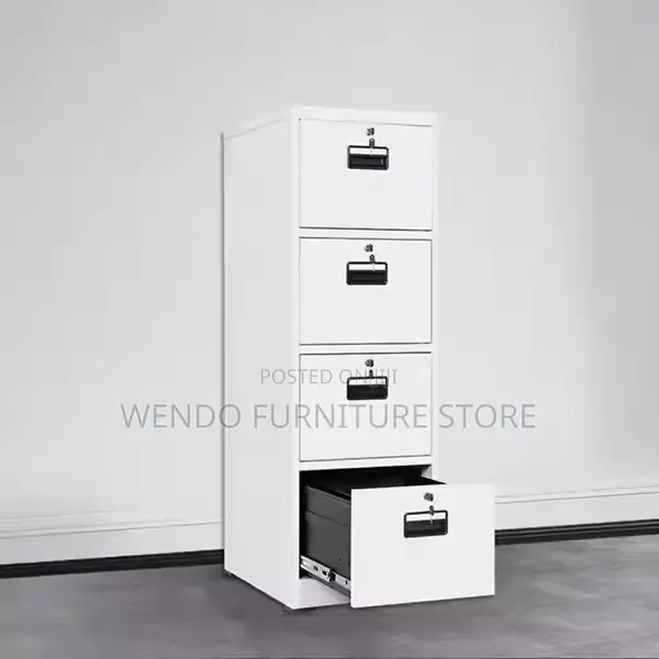 Office Cabinet; Four Drawers Metallic Office Filing Cabinet