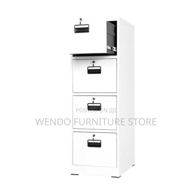 Office Cabinet; Four Drawers Metallic Office Filing Cabinet - thumbnail 2