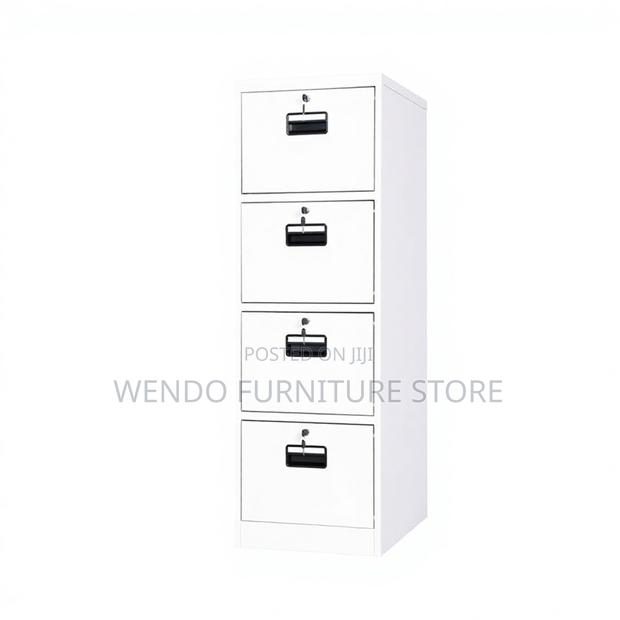 Office Cabinet; Four Drawers Metallic Office Filing Cabinet - thumbnail 3