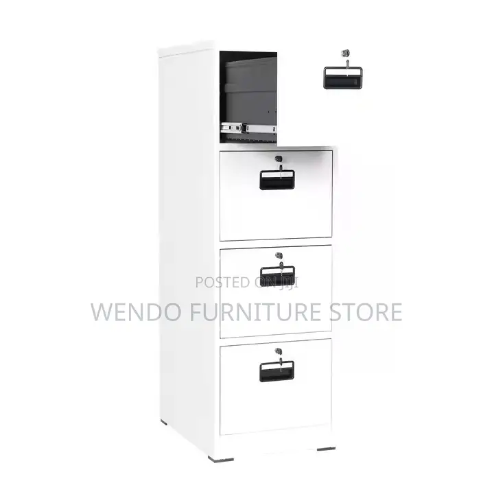 Office Cabinet; Four Drawers Metallic Office Filing Cabinet