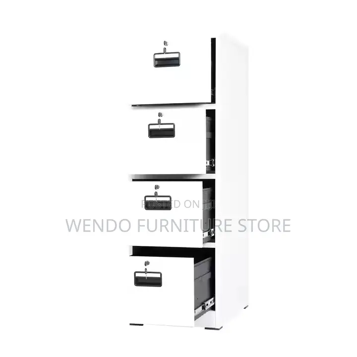 Office Cabinet; Four Drawers Metallic Office Filing Cabinet