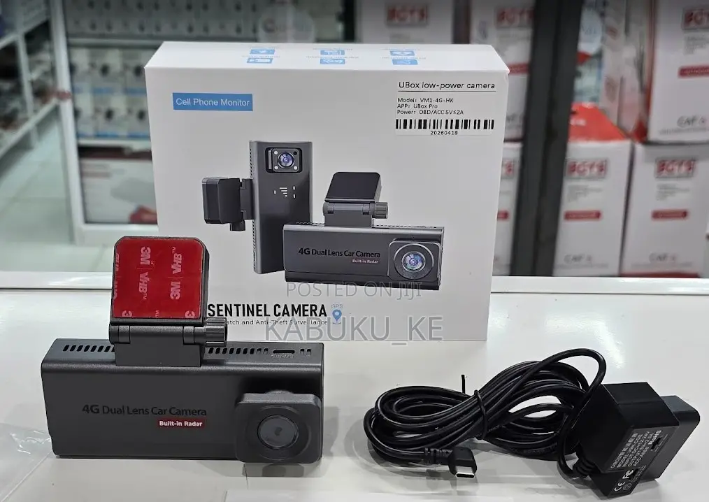 4g Simcard Dual Lens Dash Camera With Remote Access on Phone