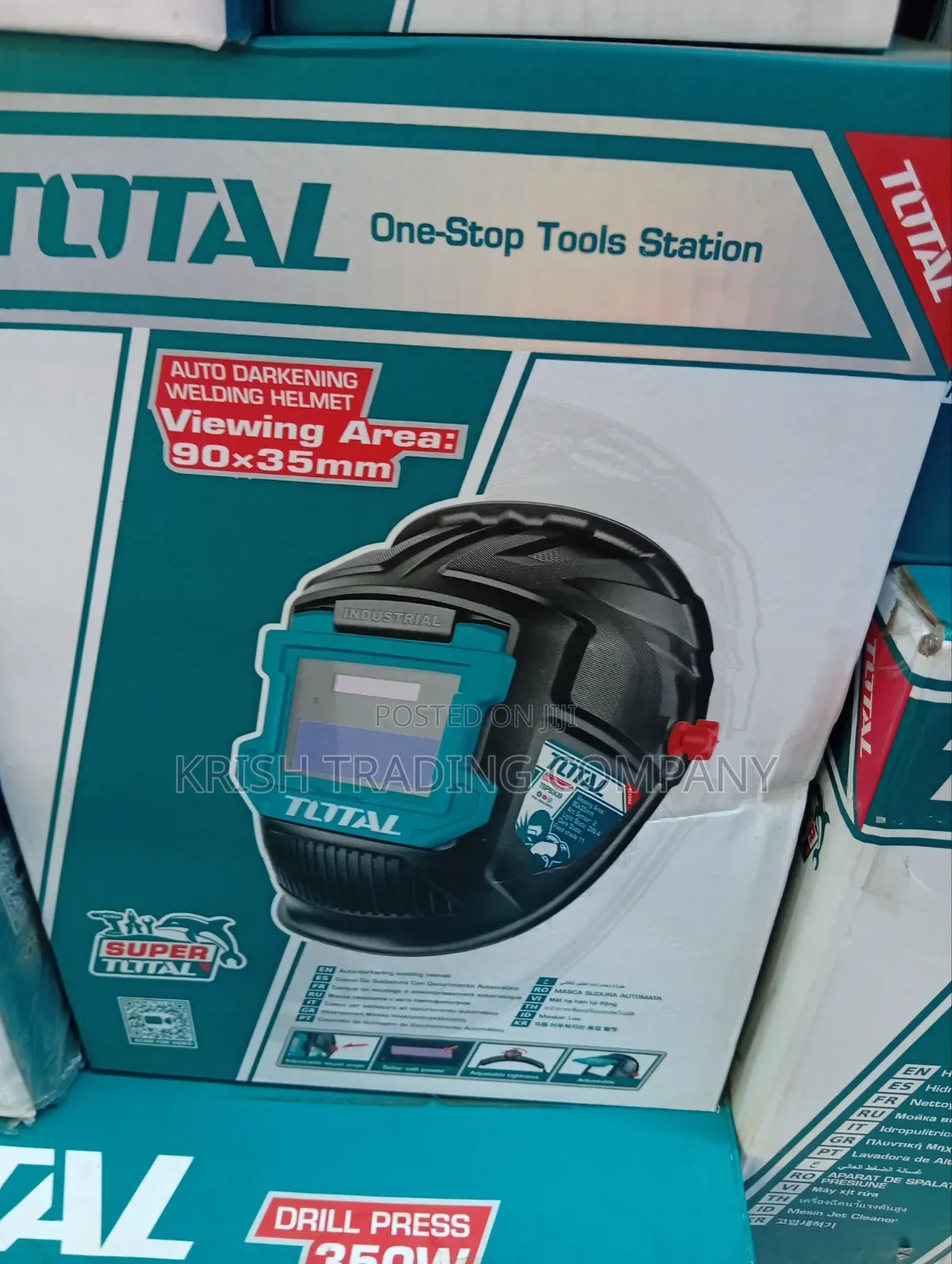 Total Auto-darkening Welding Helmet