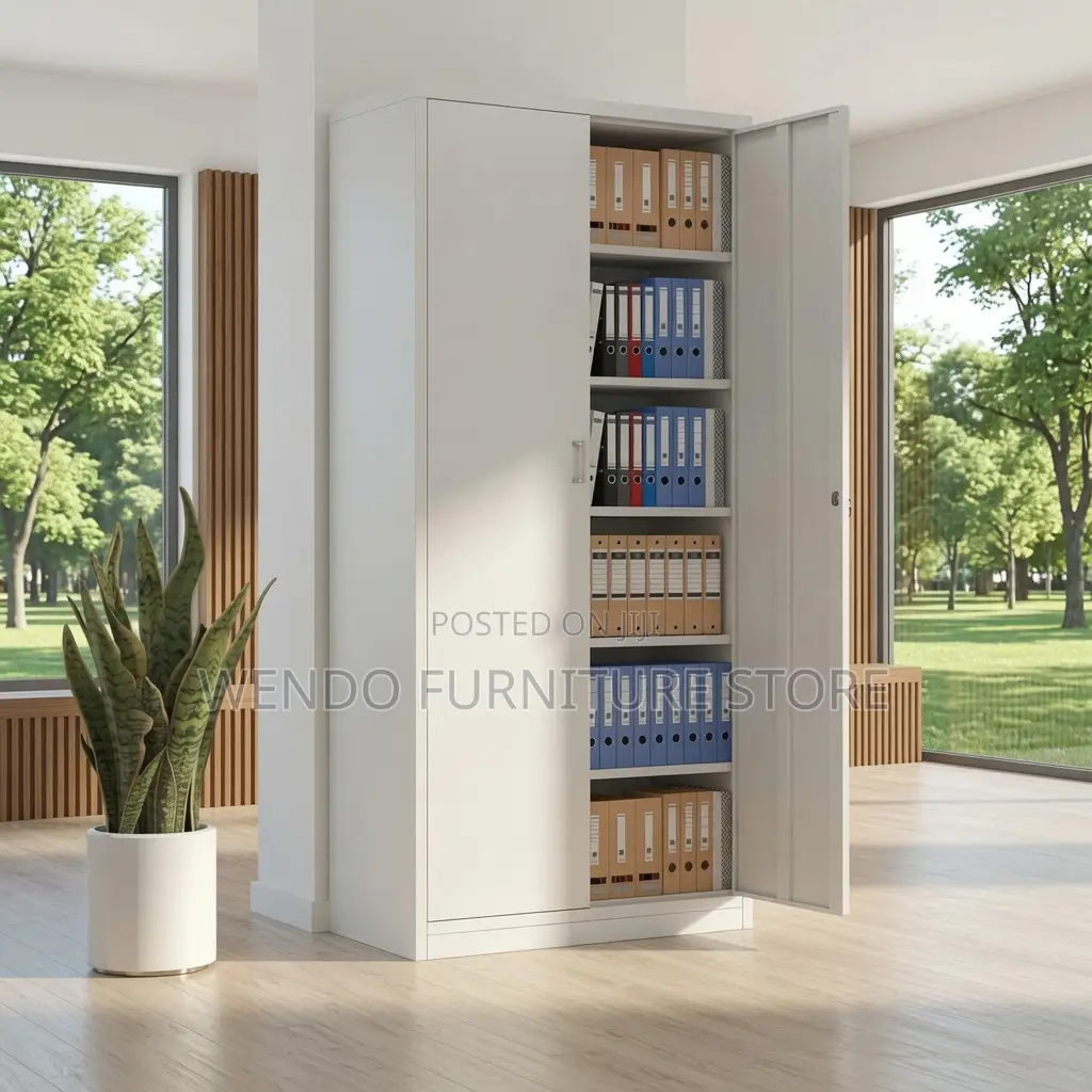 Office Cabinet; Adjustable Shelves Steel Office Documents Cabinet