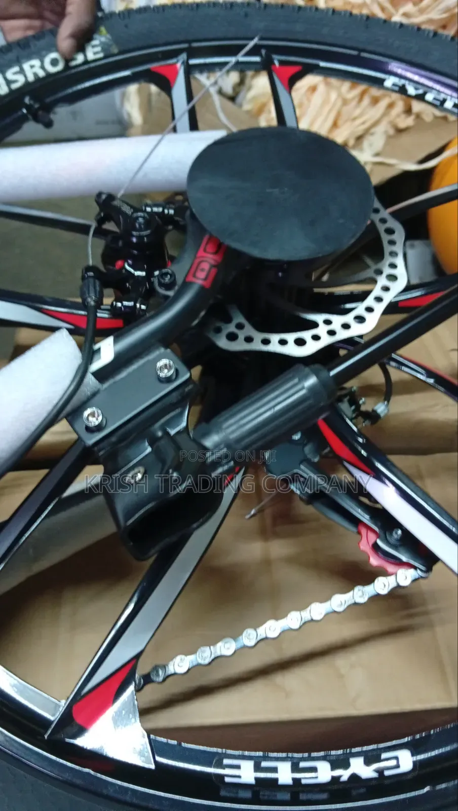 26" Designer Rim Carbon Fibre Body Bike