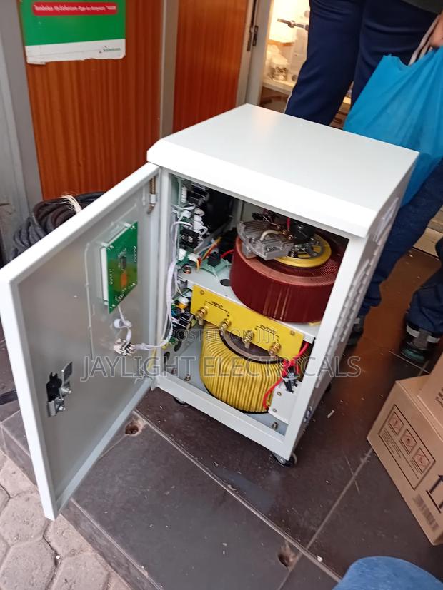 Single Phase Heavy Duty Copper Stabilizer 10kva - thumbnail 2