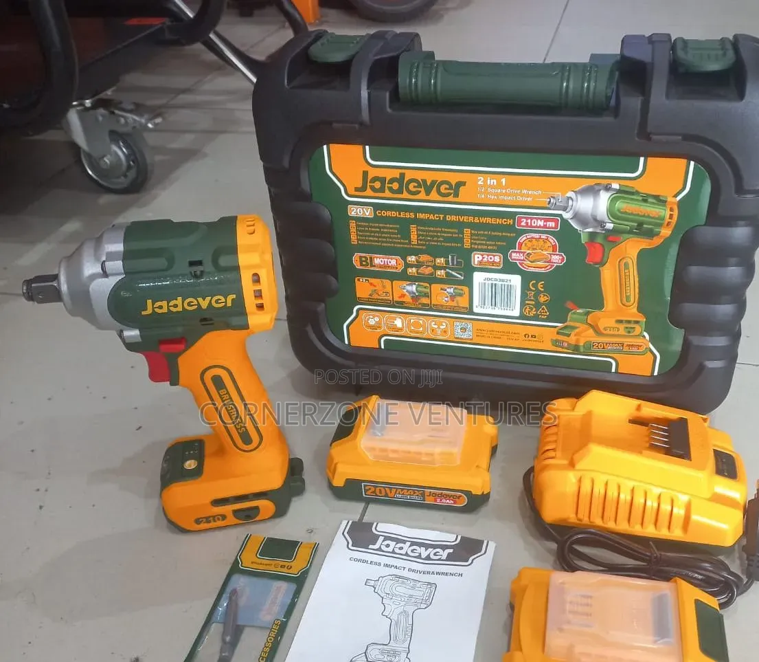 Jadever Cordless Impact Driver and Wrench/ Jadever Impact Wrench