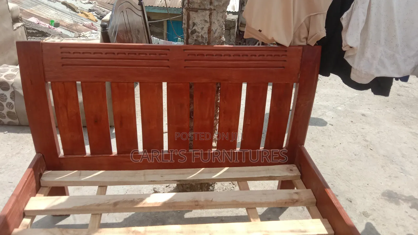 4 by 6 Bed Mahogany Wood