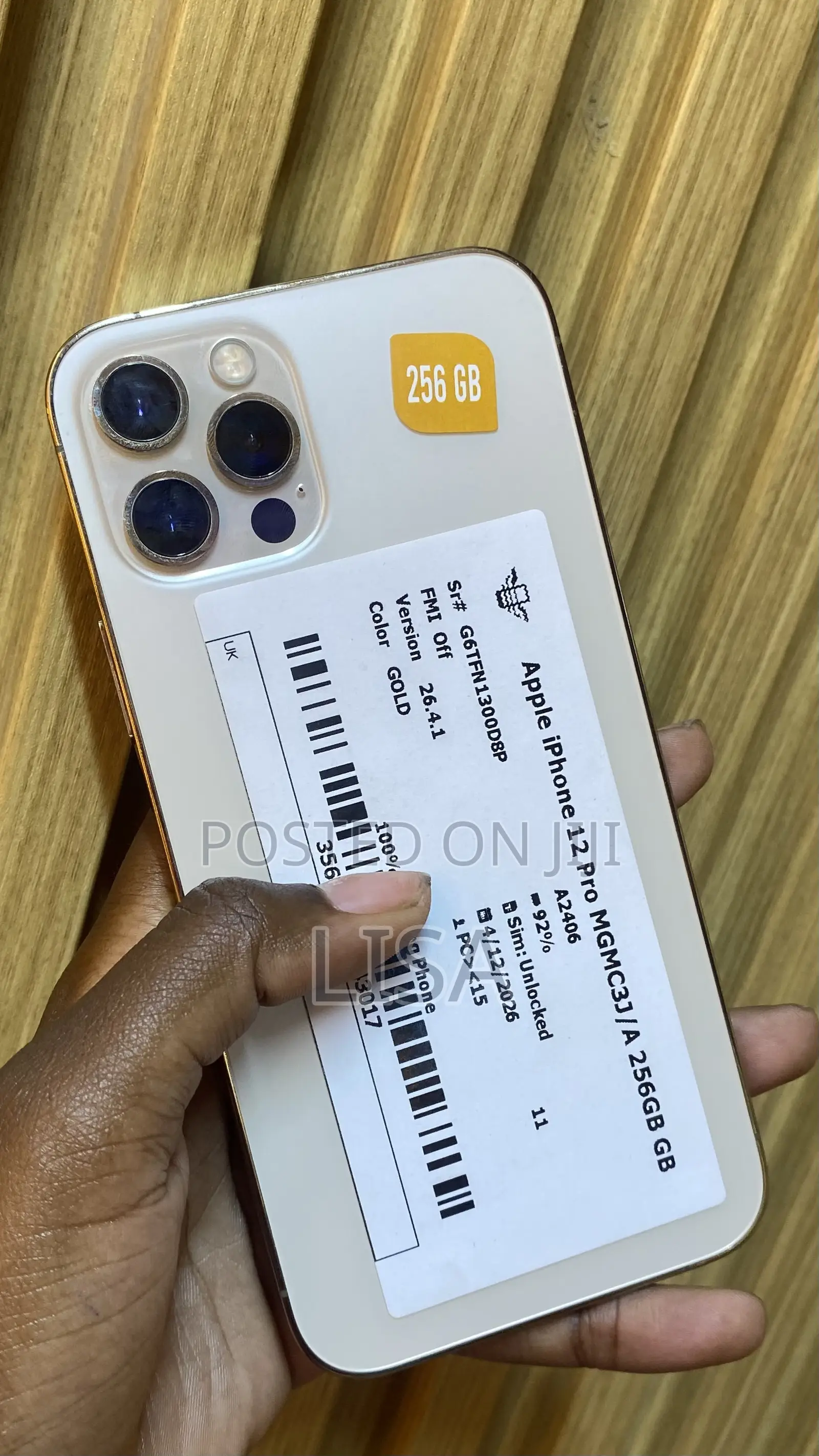 Apple iPhone 12 Pro 256 GB Gold