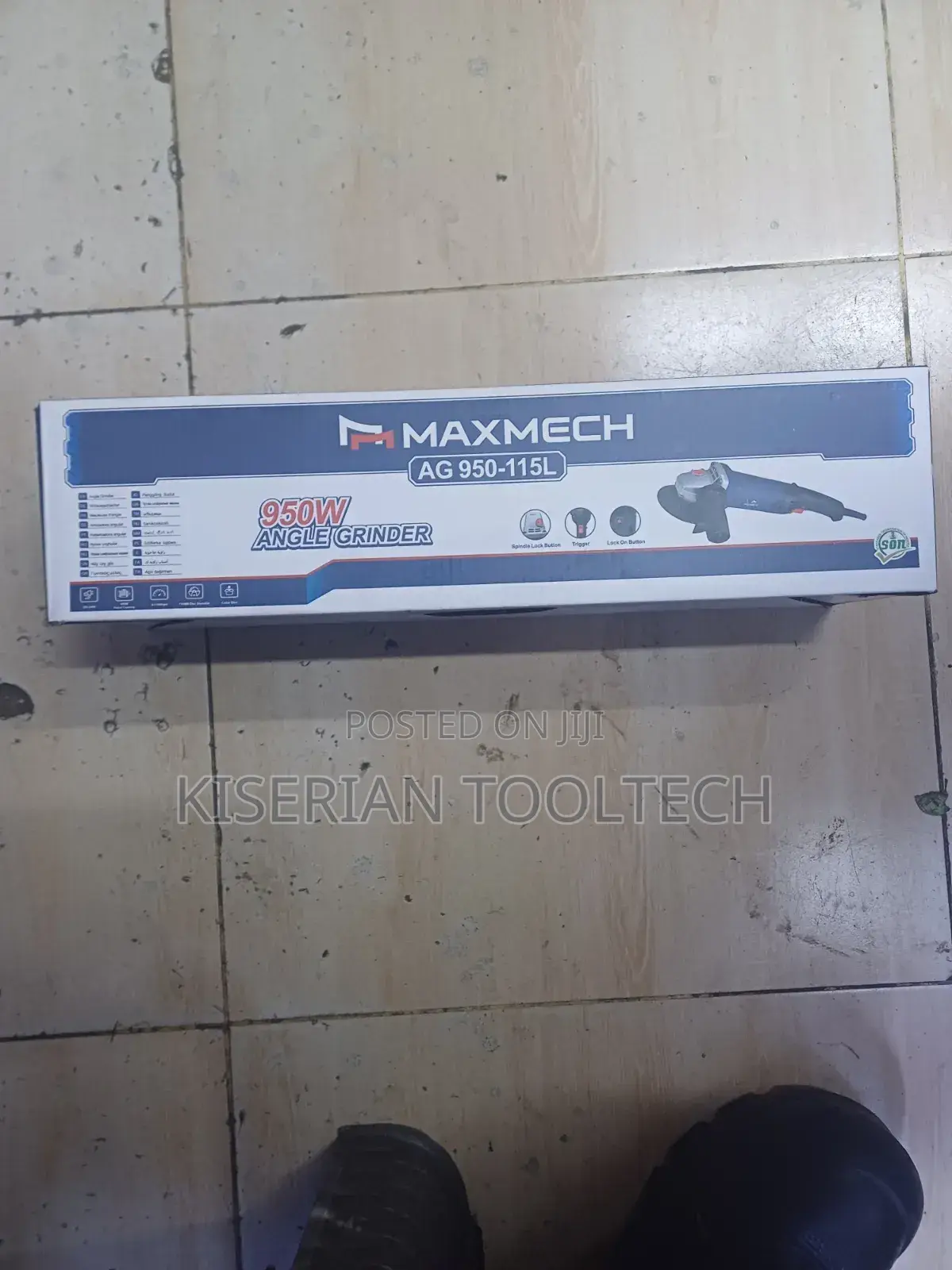 Maxmech Angle Grinder Ag 950-115l – 950w Heavy Duty Grinde